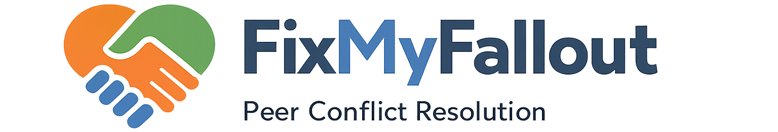 FixMyFallout - Peaceful mediation for teen friendships